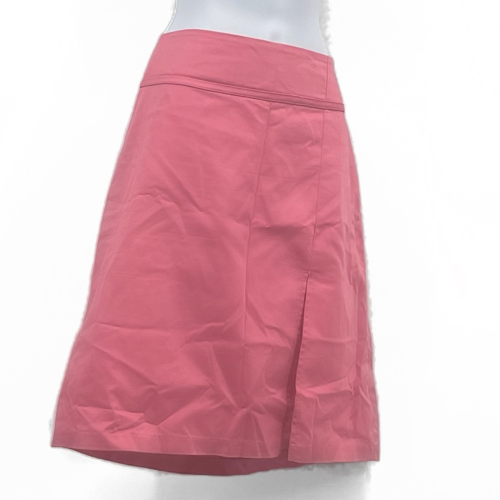 Forever 21 Pink Pencil Skirt | Front Slit Midi Skirt | Fitted Sexy Chic Style M